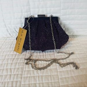 Violet sparkle pouch
